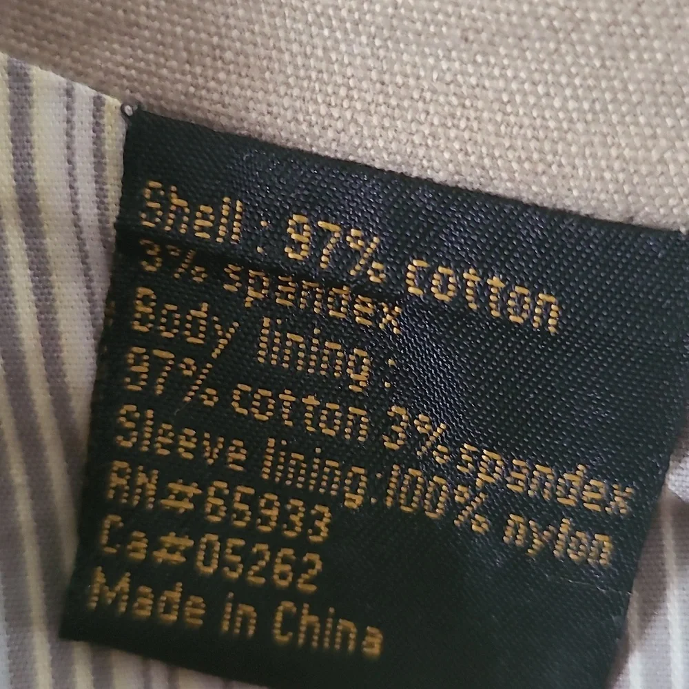Khaki Blazer Jacket XXL